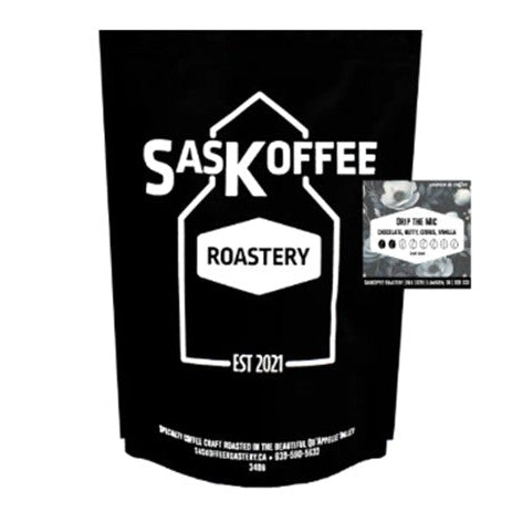 SasKoffee Roastery Drip the Mic