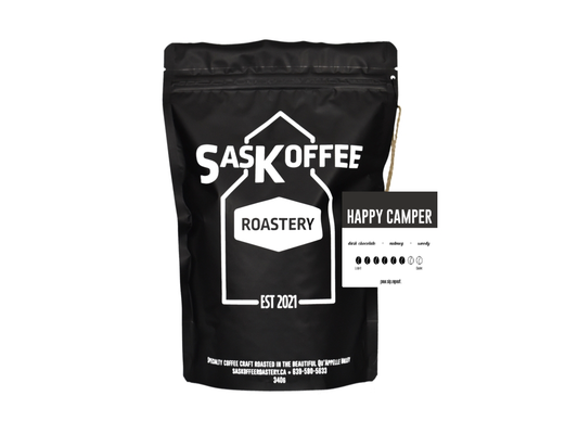 SasKoffee Roastery Happy Camper