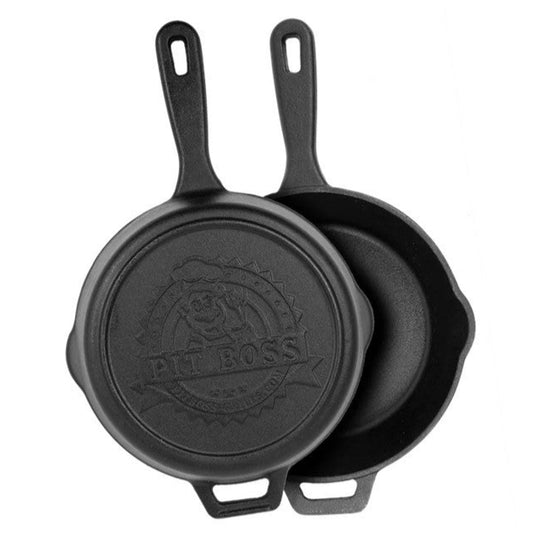Pit Boss 12in Cast Iron Deep Skillet w/ Lid