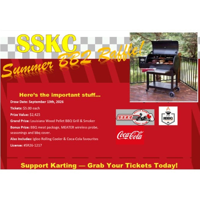 Sask Karting Smoker Raffle